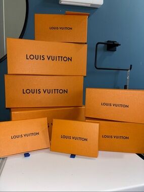 Louis Vuitton Orange Logo Box Collection